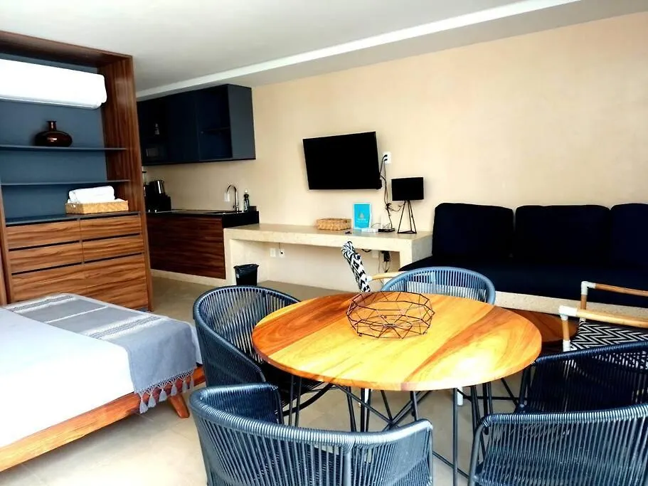Lindo Estudio En El Centro De Playa Del Carmen Lägenhet